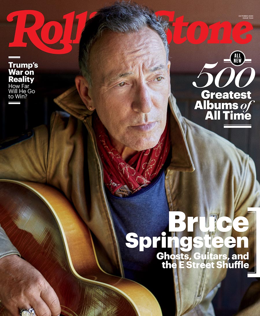 Bruce Springsteen on the cover of Rolling Stone magazine, october 2020