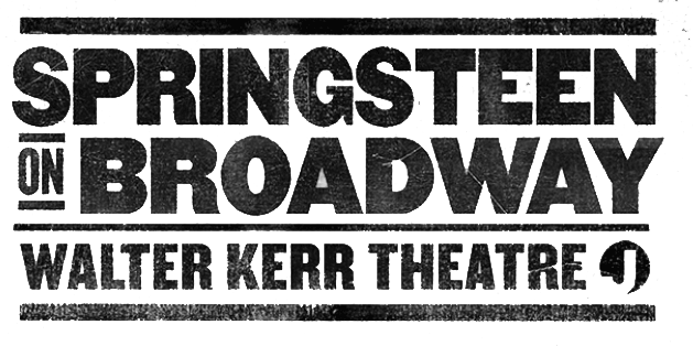 SPRINGSTEEN ON BROADWAY